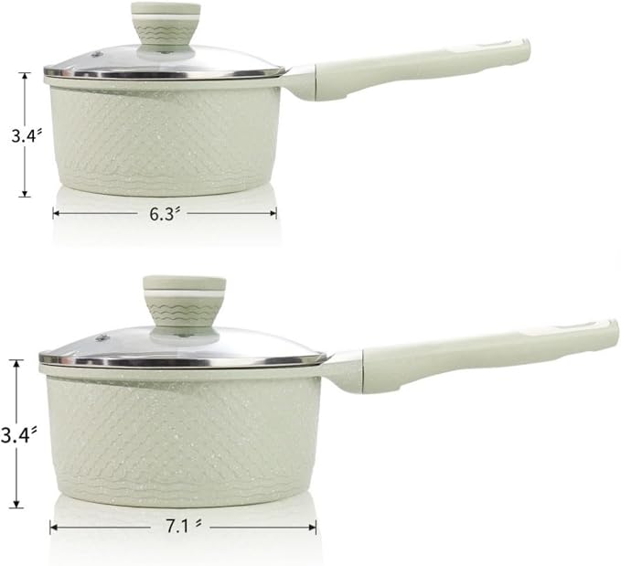 Sauce pan set 4 Pcs 1.5Qt & 2.0Qt SaucePan Set - Image 2