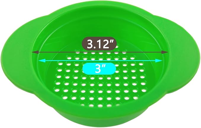 2 Pack - Can, Colander Strainer, Food Grade Plastic, Unibody Design, Dishwasher - Image 2