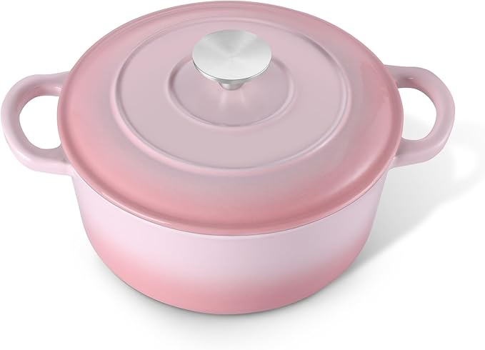 E-far 3 Qt Enameled Cast Iron Dutch Oven by E-far