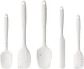 Silicone Spatula Set, 5 Piece Food Grade Rubber Spatulas by Hoewina