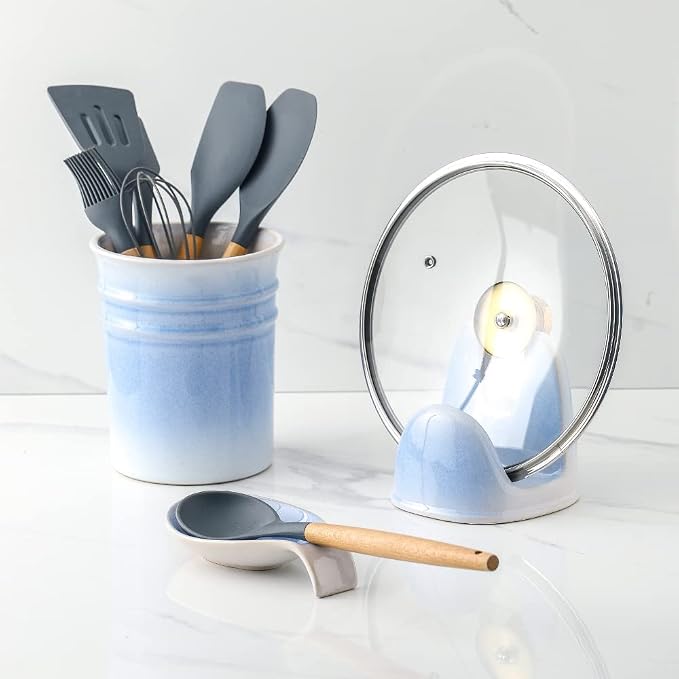 Nihow Pot Lid Holder: Stable Ceramic Pan Lid Holder - Image 7