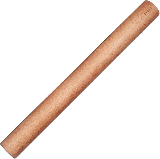 Etens Rolling Pin 17.3Inch, Professional Dowel Wood Rolling Pins by Etens