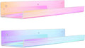 upsimples Acrylic Shelves for Wall Decor, Nail Polish, Wall Organizer for by upsimples