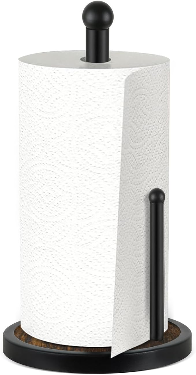 YINMIT Paper Towel Holder Countertop, Standing Paper Towel Roll Holder - Image 8