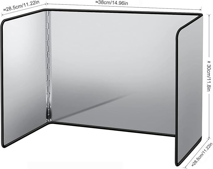 Splatter Guard for Frying Non-Stick 3 Sided Foldable Grease Splatter Screen - Image 2