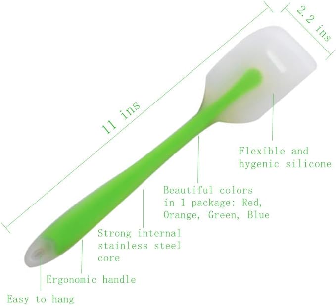 HiramWare Silicone Spatula Set of 4 - Image 3
