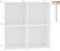 C&AHOME Cube Storage Organizer, 4-Cube Shelves Units, Closet Cabinet, DIY by CAHOME