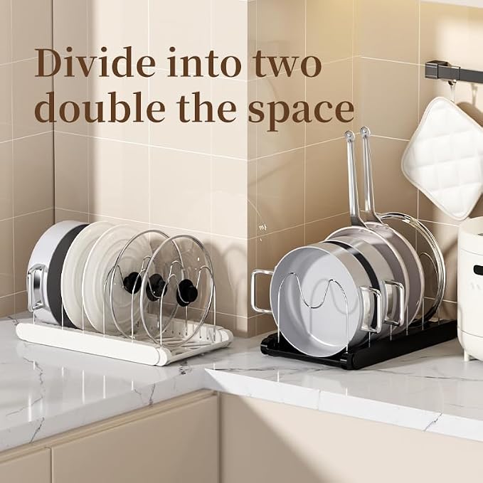 Pot Rack -Expandable Pan Organizer - Image 3