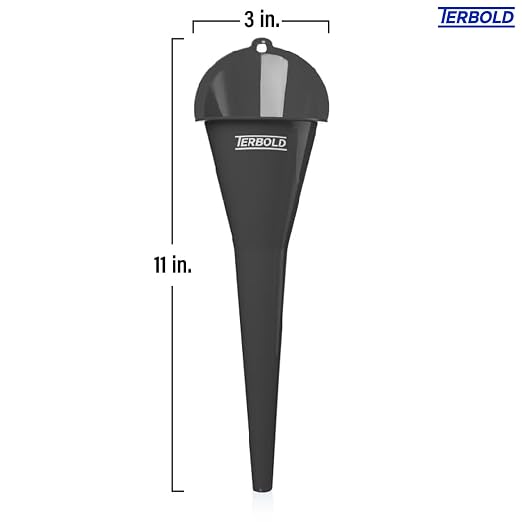 Oil Funnel 3-Pack | 11" Long Nesting Plastic Funnels - Image 3