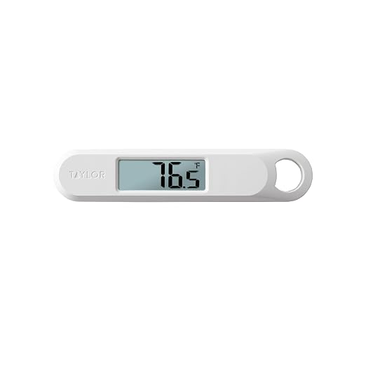 Taylor Folding Stem Display Food Instant Read Digital Thermometer, 0.7 Inch LCD - Image 7