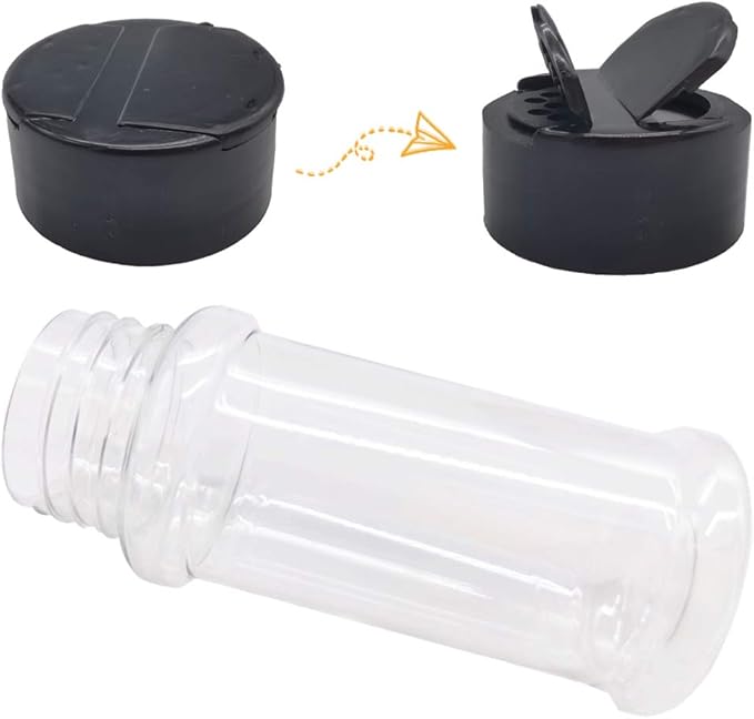 OJYUDD 16 Pack 3.4oz/100ml Plastic Spice Bottles Set, Empty Seasoning Containers - Image 4
