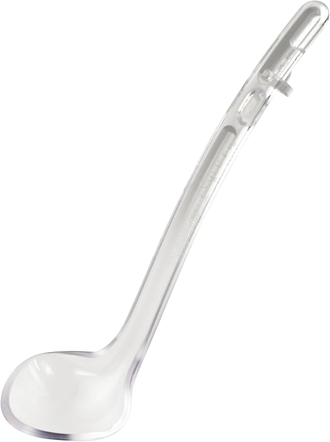 Winco One Piece Dual Spout Plastic Ladle, 3/4 Ounce by Winco