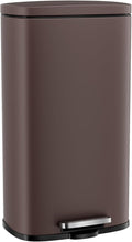 Arlopu 8 Gallon Step Trash Can, Stainless Steel Garbage Bin, Soft-Close Rubbish by Arlopu