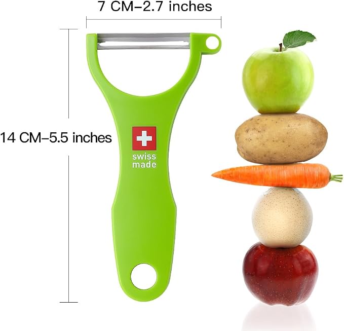Original Swiss Made Peeler Vegetable&Fruits stainless steel blade Peeler - Image 2