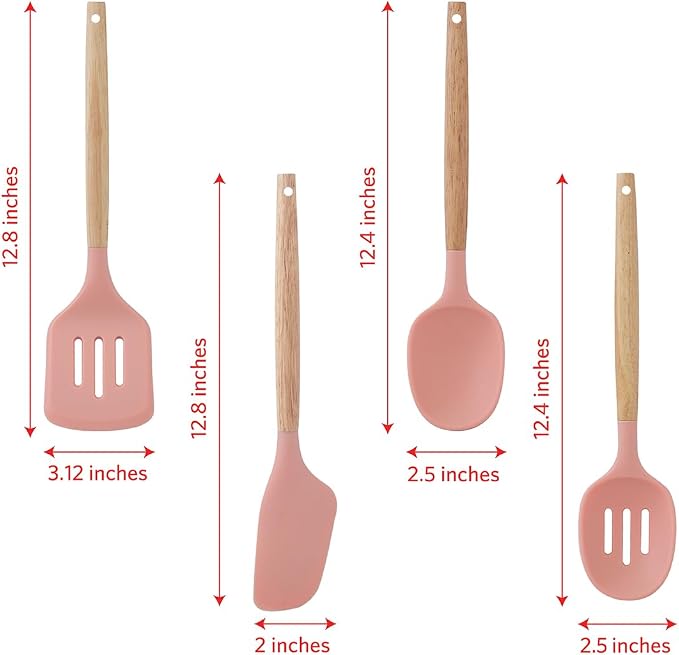 Glad Silicone Kitchen Utensils Set, and Spaghetti Server - Image 4