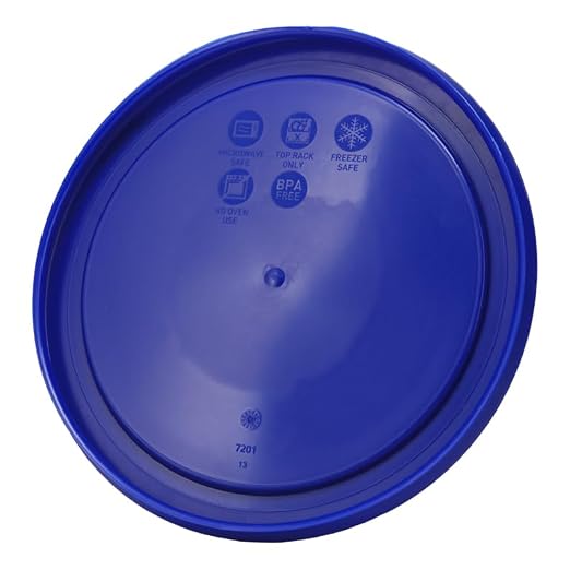 Pyrex Light Blue 4 Cup Round Storage Cover #7201-PC - Image 5
