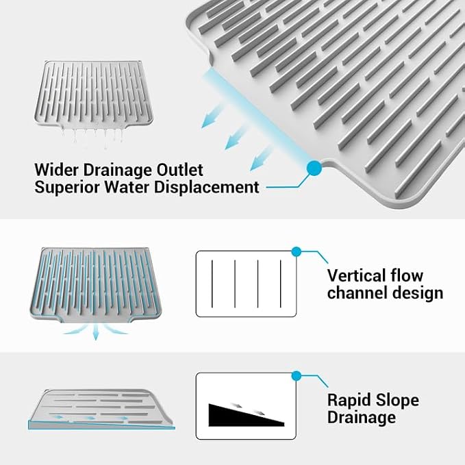 Foldable Silicone Dish Drying Mat - Image 3