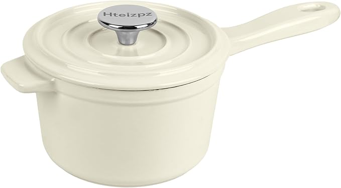 Enameled Cast Iron Sauce Pan by Hteizpz