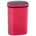 PayLessHere | 13 Gallon Plastic Trash Can | Red | Automatic Touchless Lid by PayLessHere