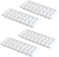 Kitch Easy Release White Ice Cube Tray, 16 Cube Trays by Kitch