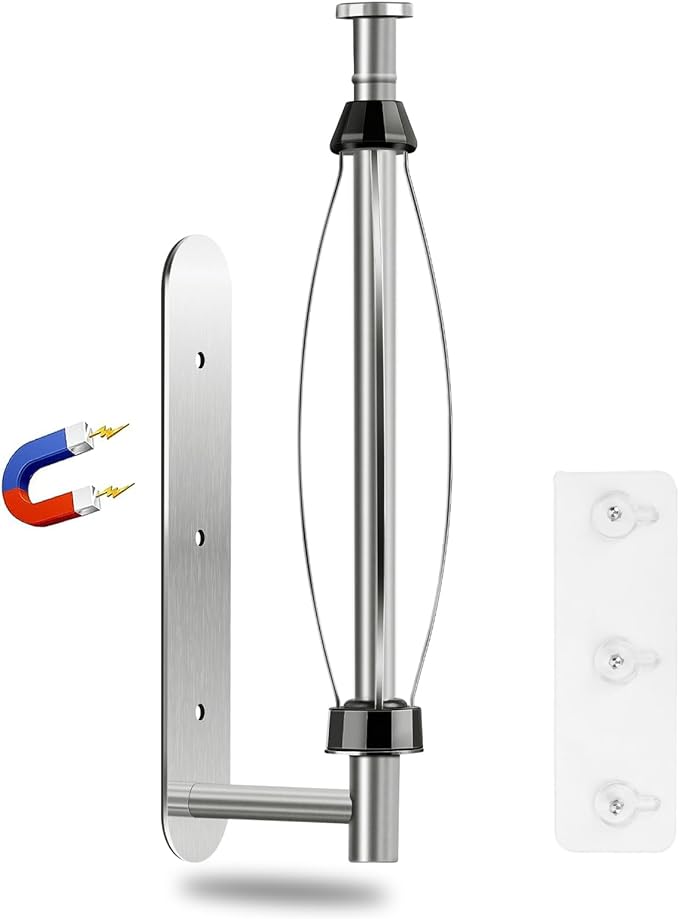 KIHOGEM Magnetic Paper Towel Holder, One Hand Operable Paper Towel Holder Wall by KIHOGEM