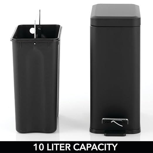 mDesign Pedal Bin — Waste Bin - Image 4