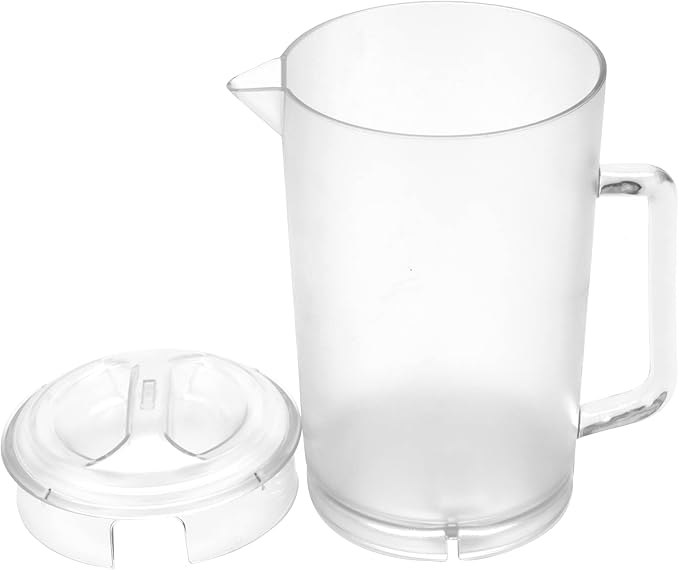 G.E.T. P-3064-1-CL-EC Heavy-Duty Shatterproof Plastic 2 Quart Pitcher - Image 4