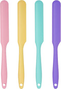 4pcs Silicone Spatula Set Heat Resistant Cake Cream Butter Spatulas Mixing by SUMERSHA