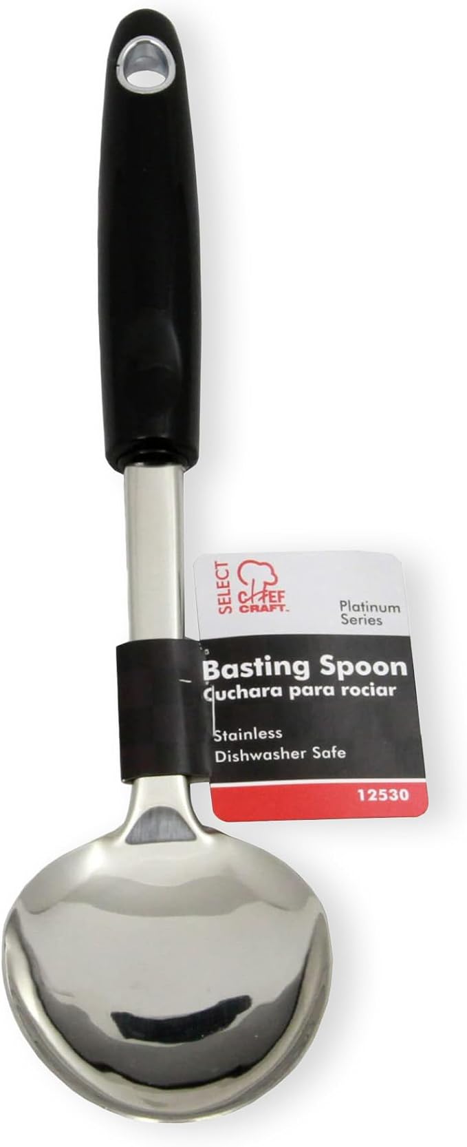 Chef Craft Select Heavy Duty Basting Spoon, 12 inch, Stainless Steel - Image 7