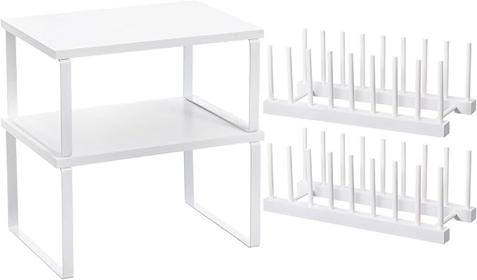 Marsui 4 Pcs Kitchen Organizer Accessories Set Cabinet Organizer Shelf and by Marsui