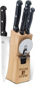 Moss & Stone 7-Piece Kitchen Knife Set by Mossstone