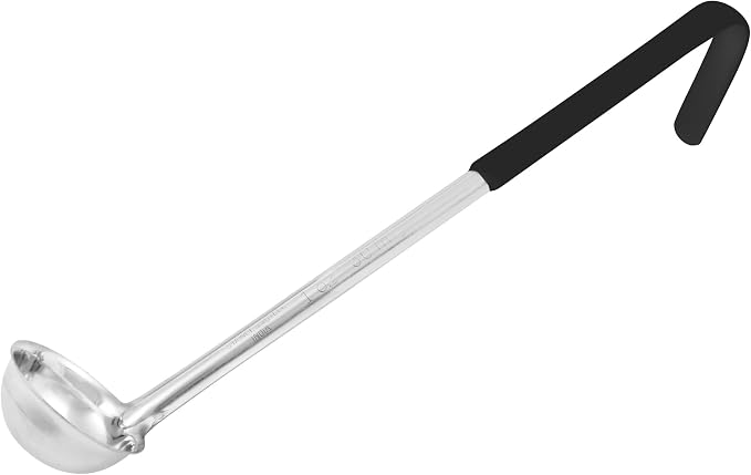 Winco Prime One Piece Stainless Steel Ladle, NSF Listed, 4 Ounce by Winco
