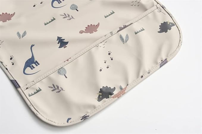 Waterproof Baby Bibs, Infant Toddler Extra Cover Feeding Bib - Image 4