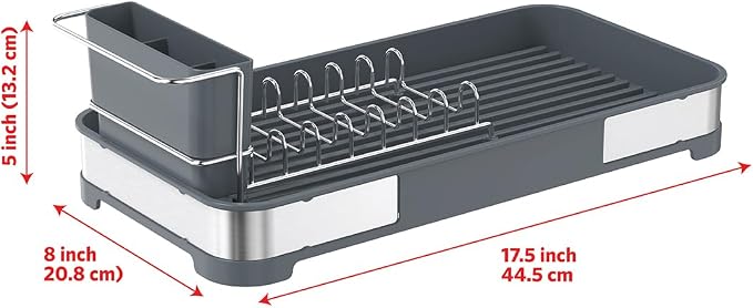 Glad Stainless Steel Dish Drying Rack - Image 4
