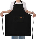 Yuubin Extra Large Aprons for Men Adjustable Button Apron by Unknown