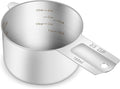 1PCS 2/3Cup Single Measuring Cup, Etched Inner Scale Stainless Steel Measure by BERYLER