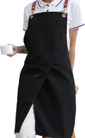 KITCHIEF Pottery Apron Split Leg, Cross Back Chef Apron by KITCHIEFCoatApron