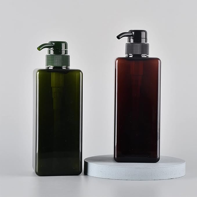 Pump Bottle, Refillable Plastic Empty Lotion Soap Dispenser Liquid Container - Image 2