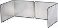 Silver Large 2 Pieces 2 Sided Stainless steel Splatter Guard by LTSEAME