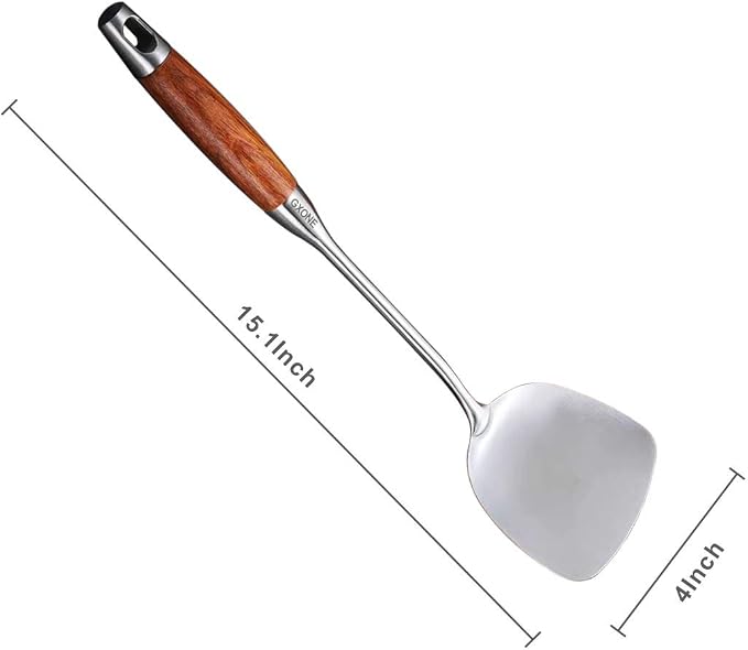 Chinese Wok Spatula, 304 Stainless Steel Spatula - Image 2