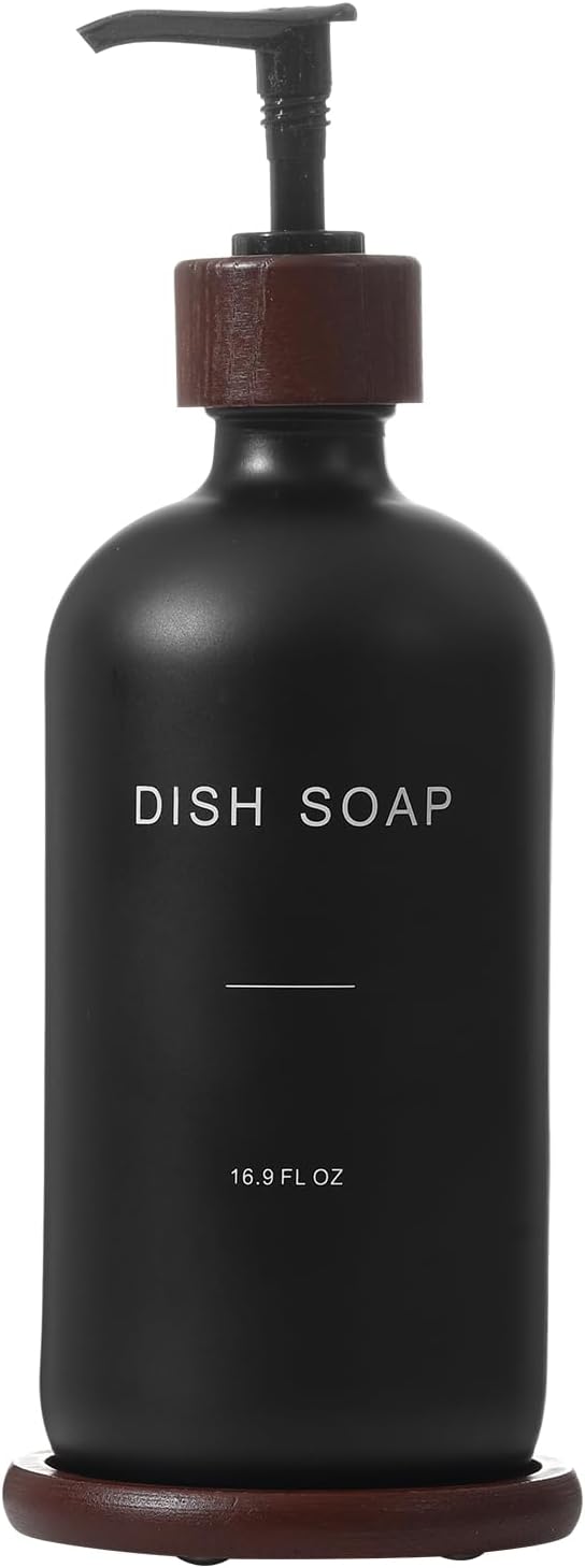 Dish Soap Dispenser, Refillable Soap Dispenser Kitchen by BONLONG