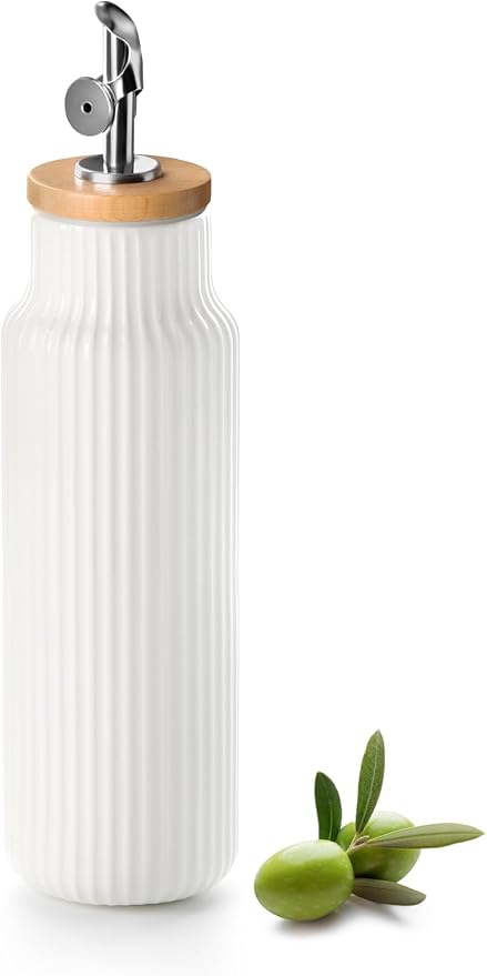 Nucookery Ceramic Olive Oil Dispenser Bottle by Nucookery