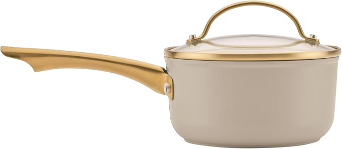 Farberware Forged Induction Ceramic Nonstick Cookware Set, Taupe Pots & Pans - Image 11