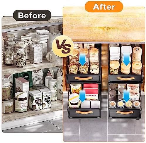 Pull out Cabinet Organizer, Heavy Duty Slide out Pantry Shelves Drawer Storage - Image 8