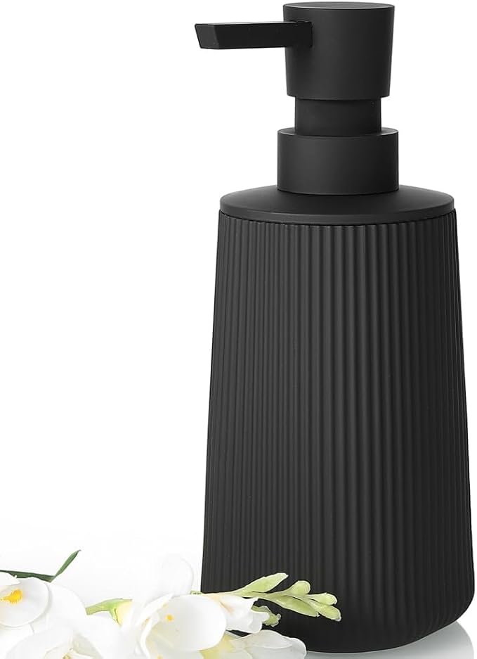 Black Hand Soap Dispenser with No Rust Pump by zuxzmj