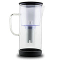 Glass Pitcher with Mineral Rich pH Balancing Filter, Sleek Glass Lid – Brita by Vitev
