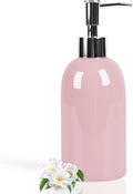 Natheeph 14OZ Ceramic Soap Dispenser Ceramic Soap Pump Dispenser Can Fill Liquid by Natheeph