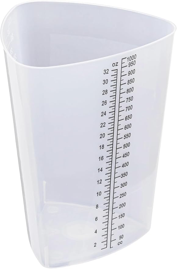 Vakly Graduated Intake Output Container 32 oz – Plastic Triangular Measuring - Image 6