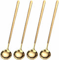 4 PCS 6.7 Inches Coffee/ Tea Spoons Long Handle, Ice Tea, Espresso Stainless by GENRICE