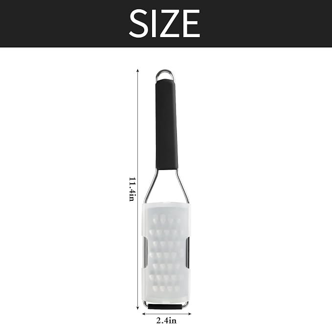 Cambom Cheese Grater Vegetable Shredder & Citrus Zester Lemon Zester - Image 6